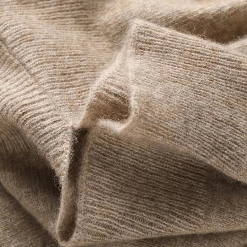 Draped open-front cardigan