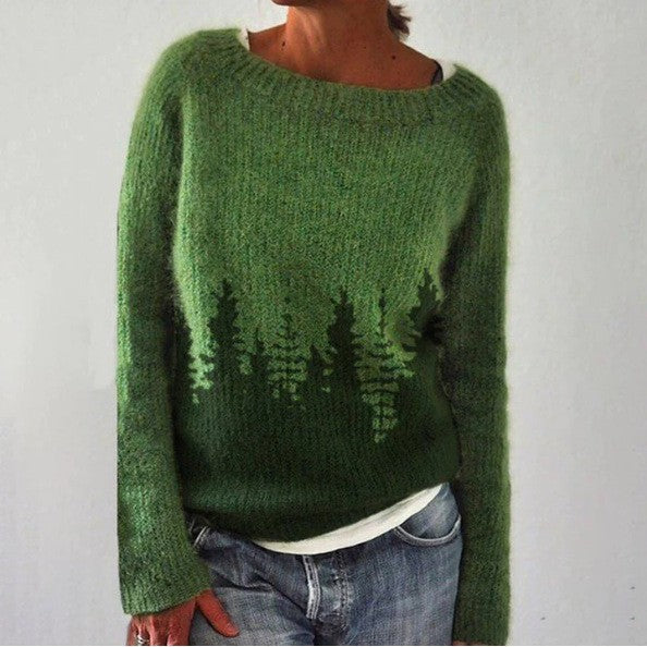 Fair isle crew neck jumper
