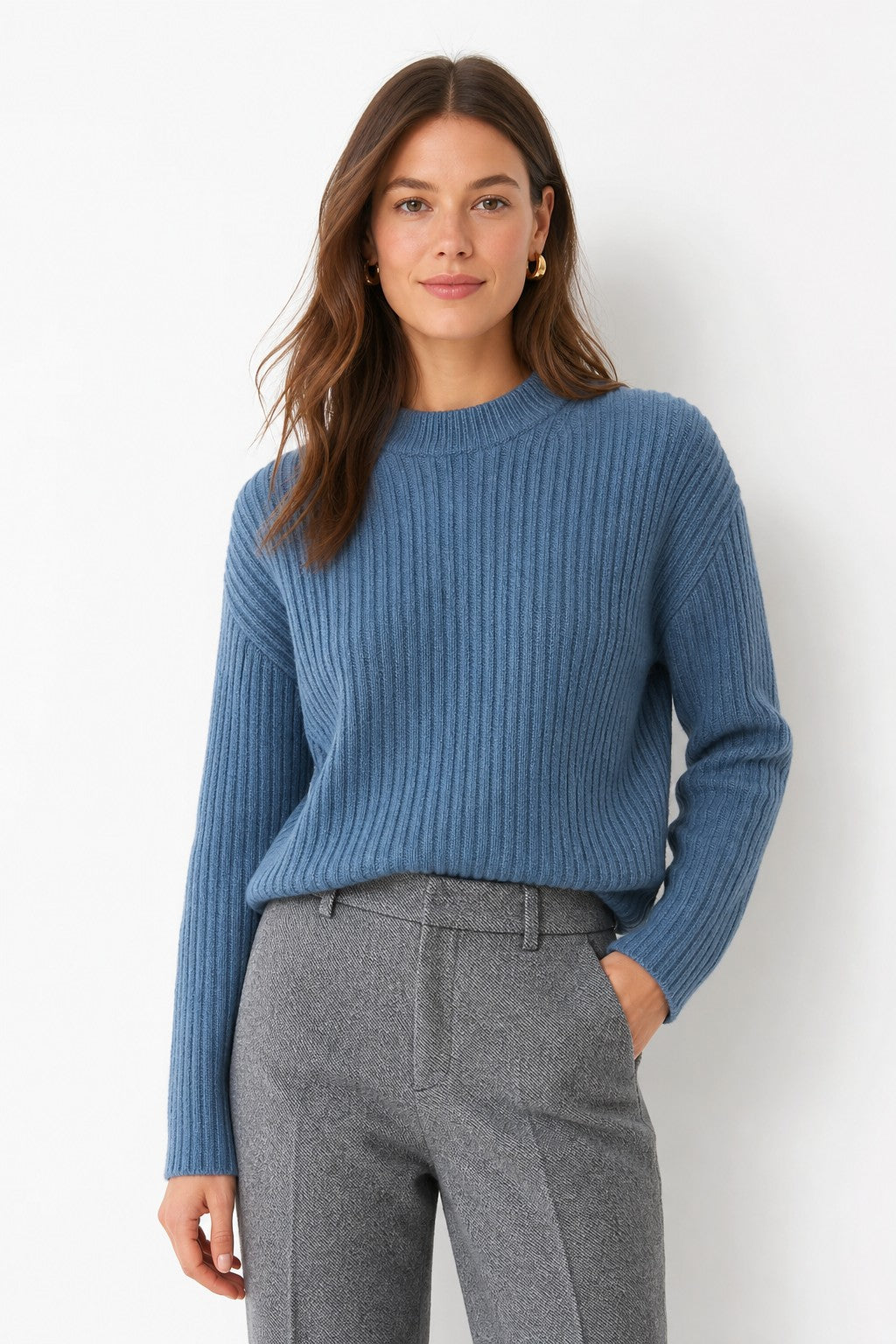 Merino wool fair isle jumper