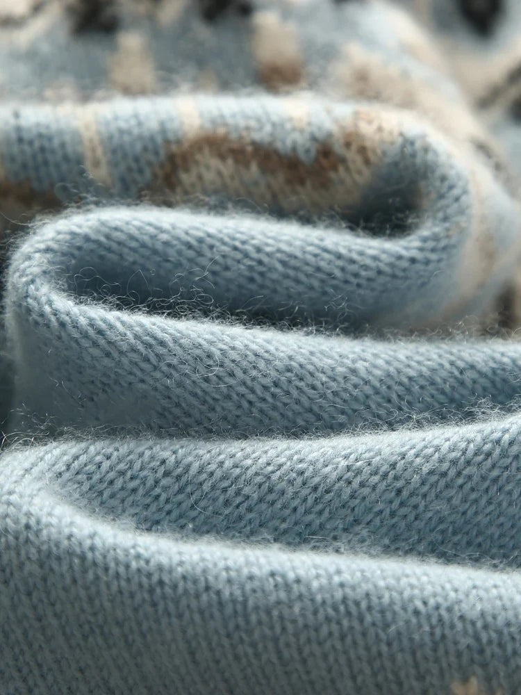 Wool fair isle jumper